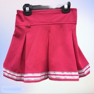 Girls Hot Pink Pleated Skort Size 5